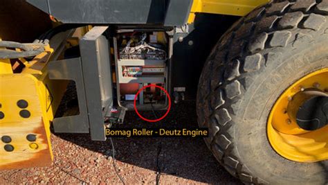 bomag dozer cable port location